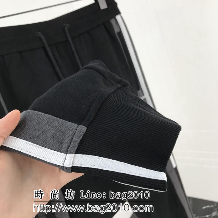 Y-3山本耀司 18秋冬新款休閒褲 品牌全新系列 褲腿兩側Y-3經典小LOGO織帶拼接3條杠織帶 ydi2626